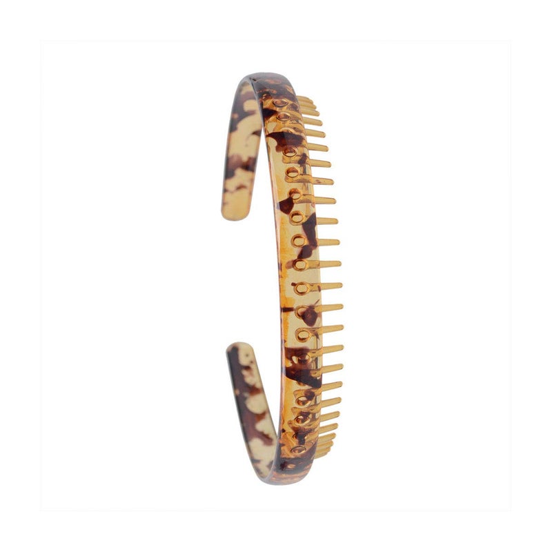 Teppylony 3 Pcs Resin Teeth Comb Headband Plastic Hard Hairband Fashion Women Headdress Hair Accessories - Image 4